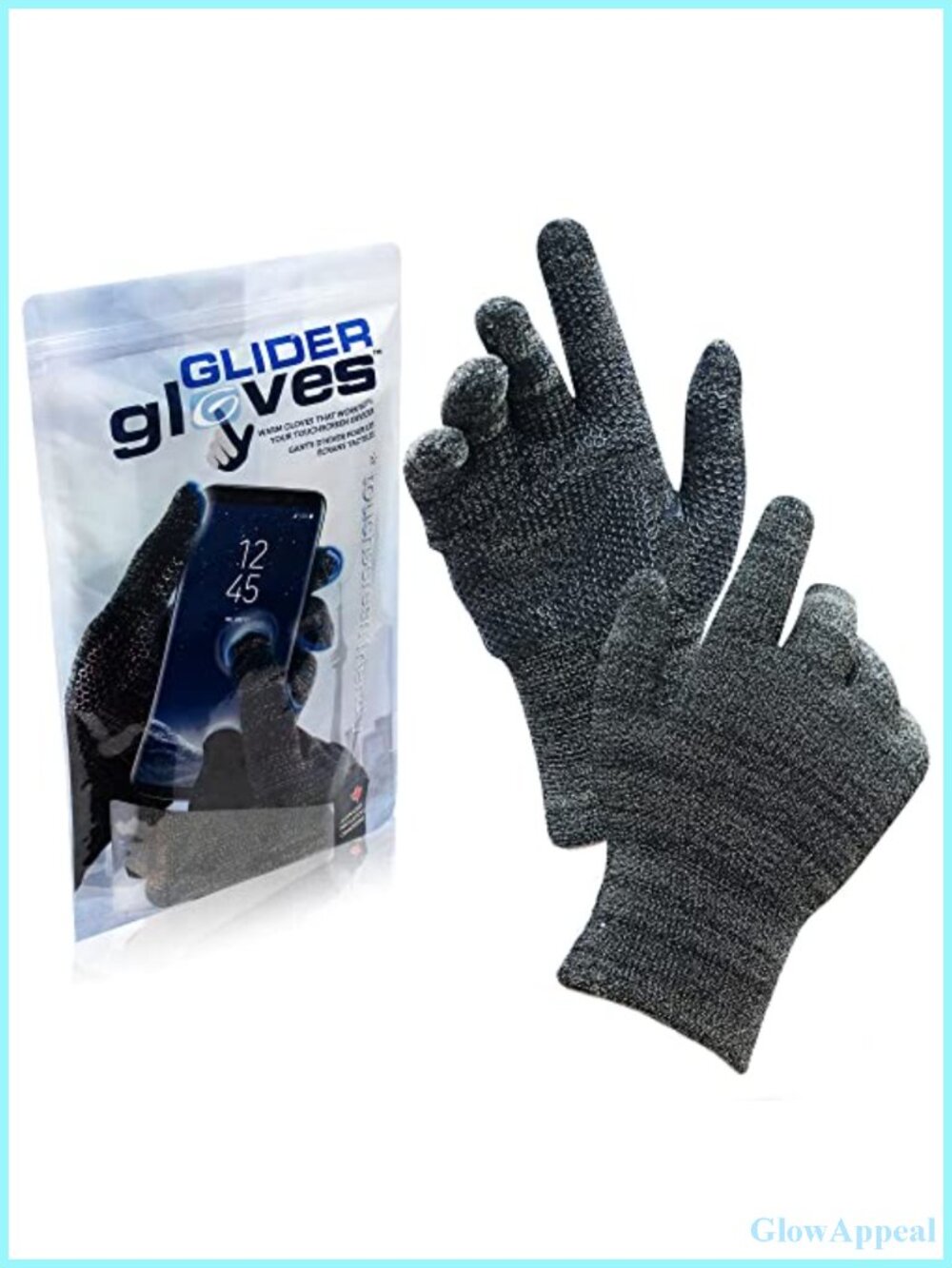Touch Screen Gloves for Men & Women - 10-Finger Gaming Gloves, Anti-Slip Palm